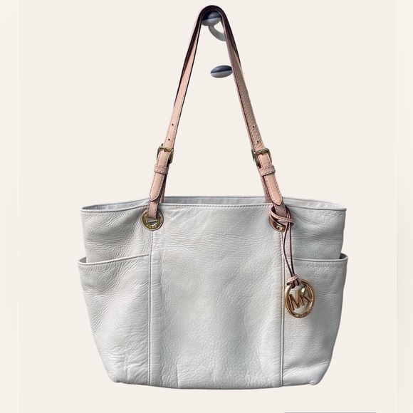 Michael Kors Leather Jet Set Tote - Picture 2 of 13